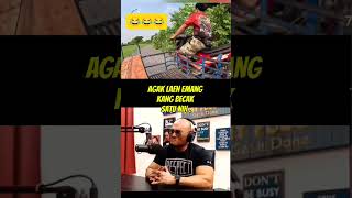 kang becak cosplay jadi Rossi #funny #tingkalucuabis #lucu #lucuabis #comedy