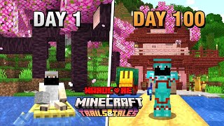 I Survived 100 Days in 1.20 HARDCORE Minecraft…