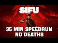 SIFU - Finished in 35 Minutes (No Deaths) World Record Speedrun