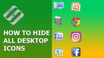 How to Hide or Display All Desktop Icons, Add Recycle Bin and This PC Icons 🗑️💻👨‍💻