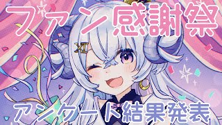 【感謝枠】星影ラピスのファン感謝祭 ~アンケート結果発表会~【占い師VTuber 星影ラピス】
