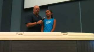 Sarah gets baptised!