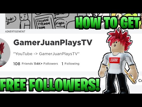 How To Get Free Followers On Roblox Youtube - how to get free followers in roblox youtube