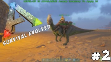 ARK: Survival Evolved | Episode 2 | Taming our first dinosaur!! w/ Rave