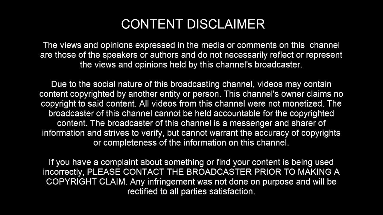 Disclaimer Content intro[10] | Free Intro | Free Editing - YouTube