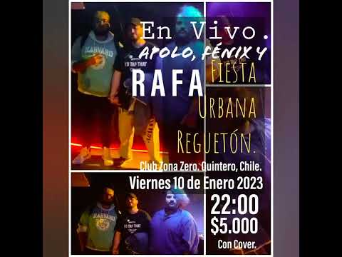 Fiesta Urbana Reguetón. Apolo, Fénix y R A F A en Vivo.