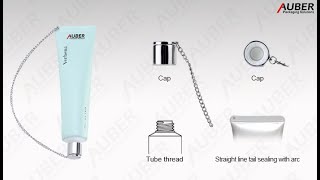 Auber Packaging D19mm  tube of hand cream with chain cap