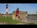 fall outfit outdoor sheer tan stockings and highheels shoes