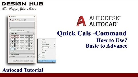 Quick Calculator in AutoCAD-efficient your work
