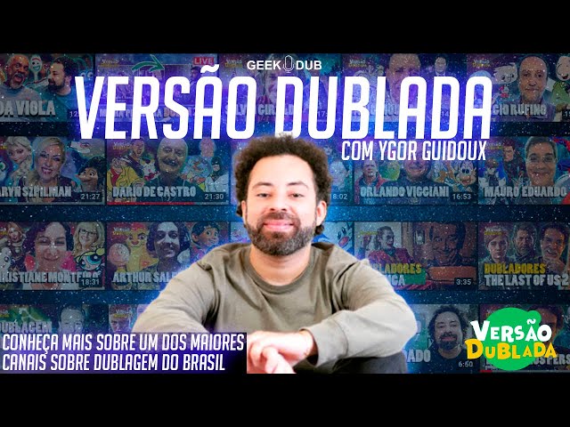 YGOR GUIDOUX  Dia do Dublador (HOMENAGEM DA EQUIPE DO VD