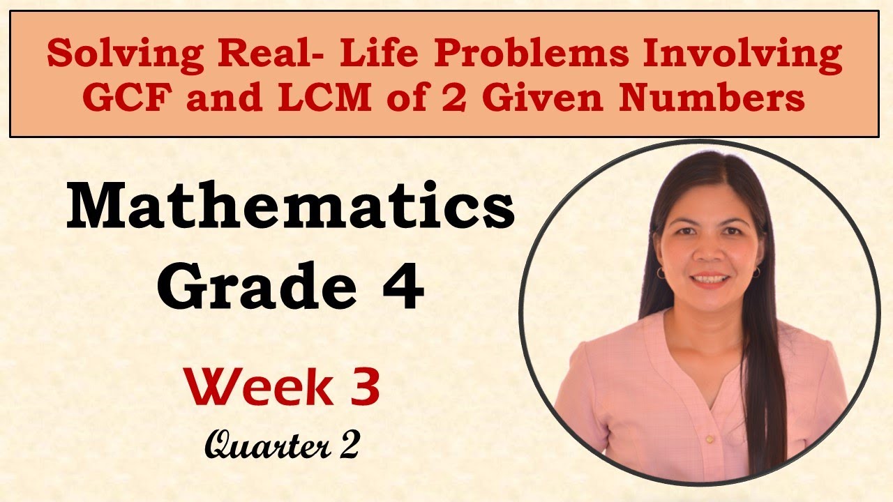 problem solving using gcf and lcm