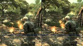 Call of Duty Black Ops 2 Xbox 360 vs PS3 FPS Analysis HD