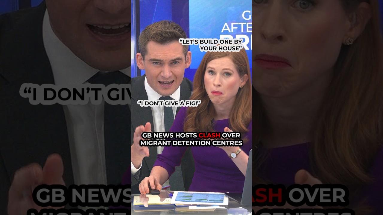 WATCH: GB News hosts CLASH over migrant detention centres