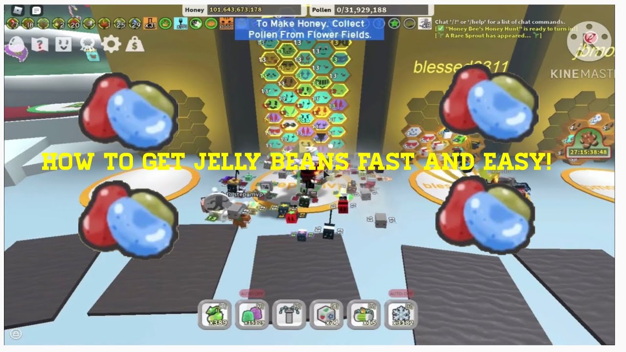 How To Get Jelly Beans In Bee Swarm Simulator Fastest Ways YouTube