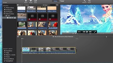 Drop and Drag Screencast File to iMovie