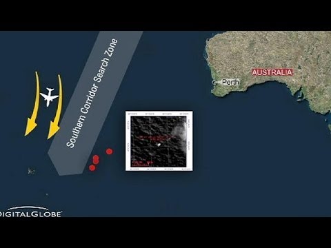 شناسایی دو شیء در جنوب اقیانوس هند در ارتباط با هواپیمای ناپدید شده مالزی