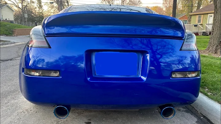 350z Invidia Gemini Exhaust Install