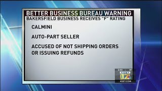 Better Business Bureau Warning
