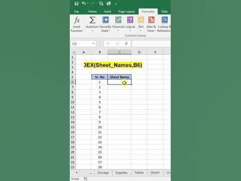 Worksheet Names in Excel | How to Get all Sheet Names in Excel Using ...