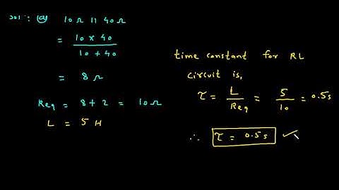 Source free RL circuit 4 | Electrical and Electronics Engineering | Electrical Engineering