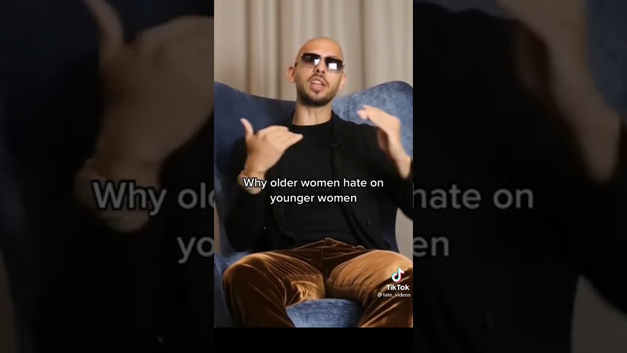 ANDREW TATE EXPLAINS WHY OLDER WOMEN HATE ON YOUNGER