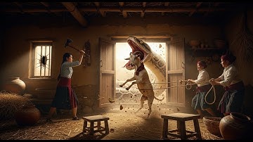 Giant Python Invades a Village House — Heroic Rescue Team Battles Indoors