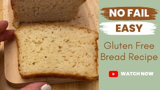 'NO FAIL' Gluten Free Bread Recipe | Easy Gluten Free Sandwich Bread Recipe | Gluten & Dairy Free 🍞|