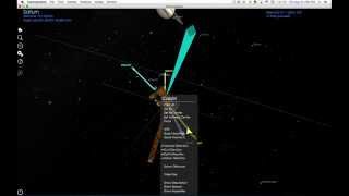 Cosmographia Tutorials: Showing Vectors