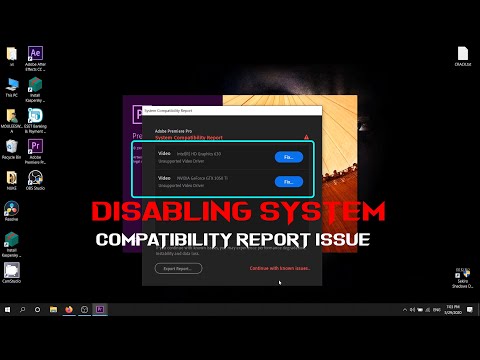 System compatibility report issues adobe premiere pro cc 2020