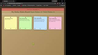 A sticky-note style task board built with Angular and Firebase Firestore for full CRUD.