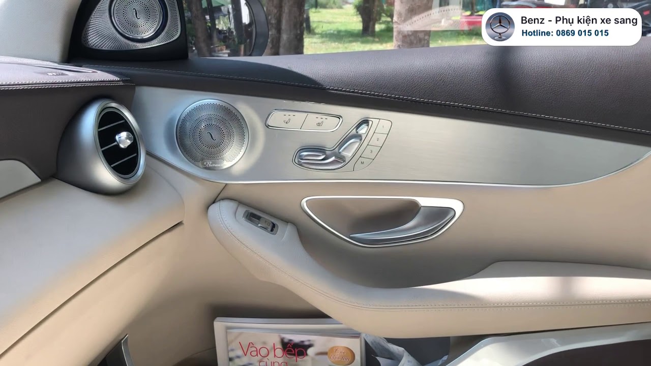 Mercedes Benz GLC nâng cấp option Ventilated Seat Fan quạt mát lưng ghế