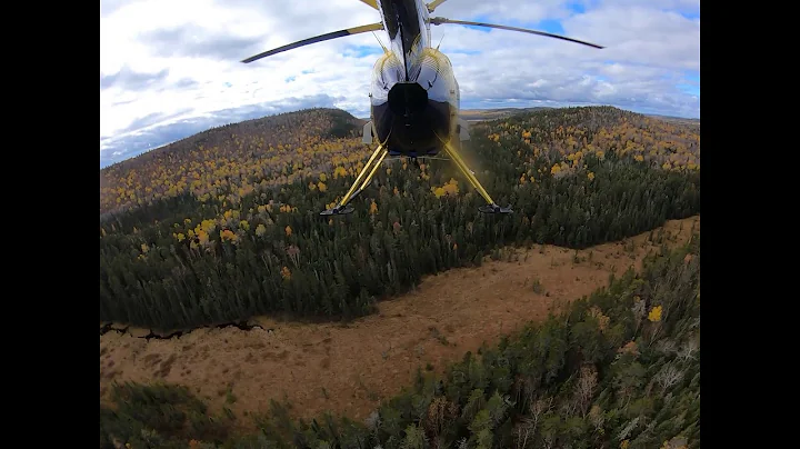 DNR Minnesota Fish Stocking by Helicopter