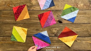 You Won’t Believe These Stunning Quilt Blocks Started with Simple Fabric Strips! ✨