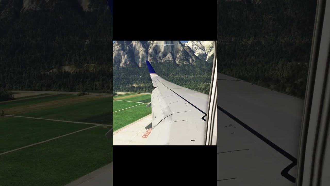 Landing at Innsbruck