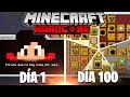 SOBREVIVÍ 100 DÍAS y CONSEGUÍ TODOS los LOGROS!! | Minecraft Hardcore