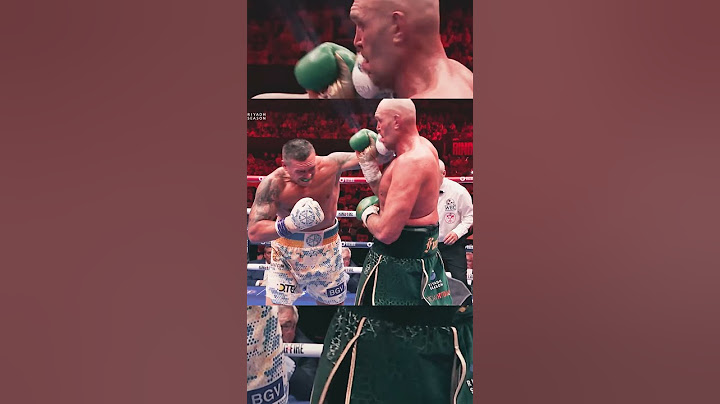 Usyk vs fury in 4K #boxing