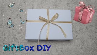 CARDBOARD GIFT BOX DIY ,KOTAK HADIAH DARI KERTAS KARTON,用纸板做礼品盒