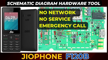 Jiophone F120b No Network & No Service problem solution | Schematic Diagram | DMR SOLUTION