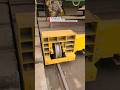 "The flanged wheel of the maintenance trolley is running on the rail,#train #railway #railwaycontent