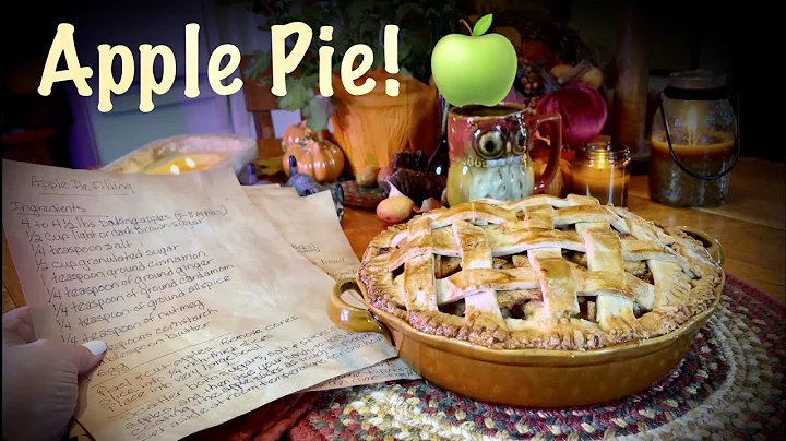 ASMR Apple Pie from scratch! (SOFT SPOKEN) Bake wi...