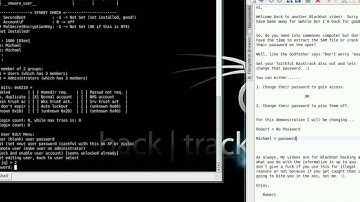 How to use CHNTPW in Backtrack 4 to hack Windows Passwords