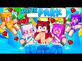 My crazy fan girls invited me to a waterpark minecraft