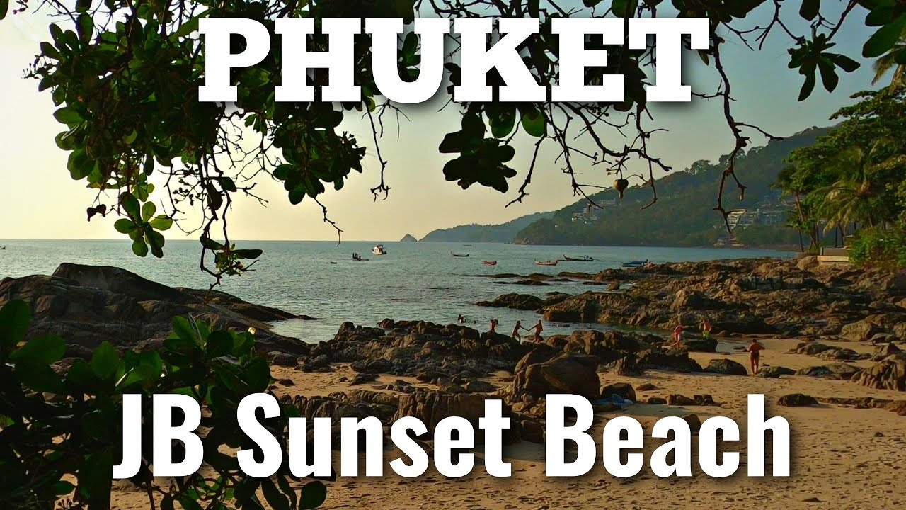 JB Sunset Beach PHUKET + Ride through Patong City 🇹🇭🏖🌅🛵 January 2022