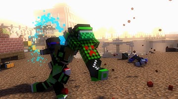 #344 {F} Intro Minecraft Template For Tuấn Phong Vlog (Mine Imator) | Huyền Miner Studio