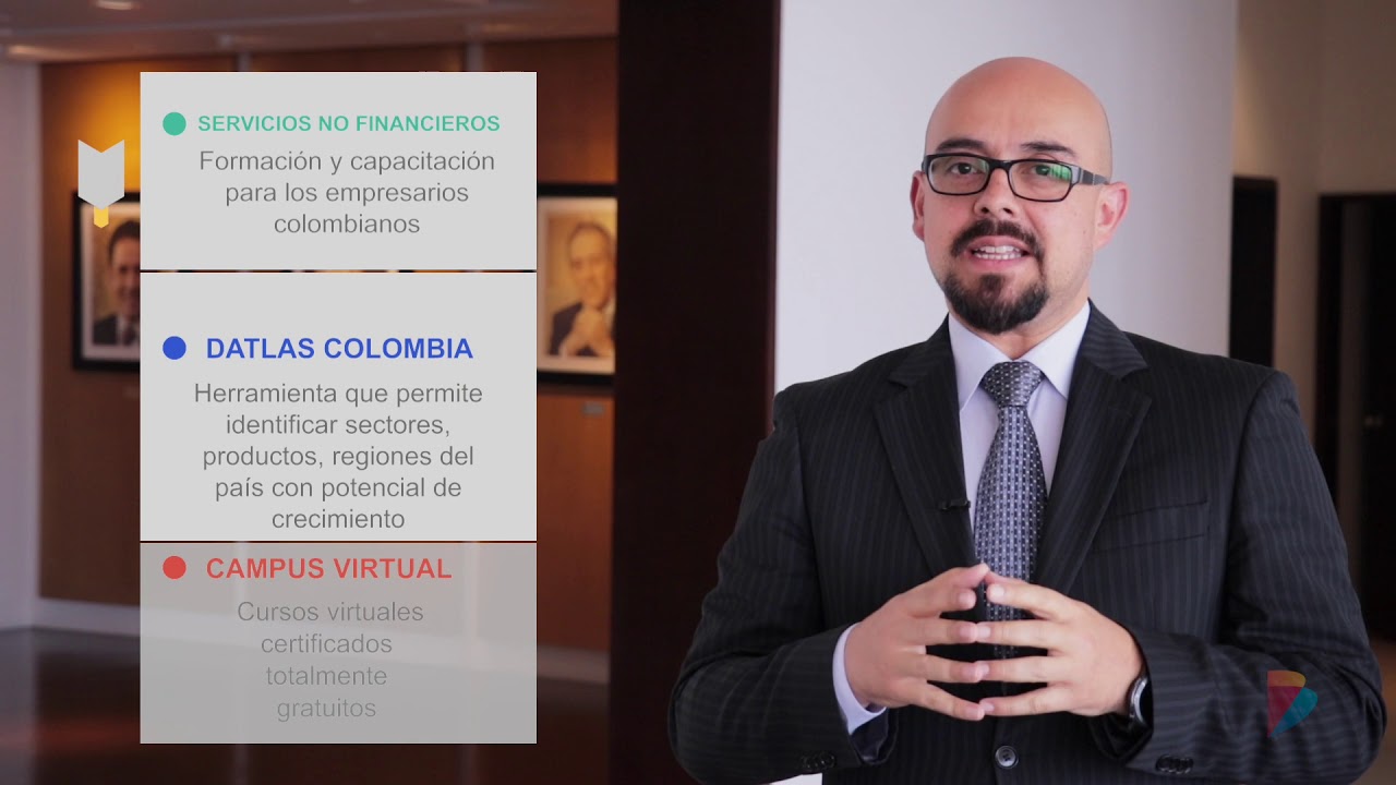 ¿Además de los servicios financieros, cómo me puede ayudar Bancóldex?