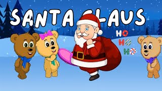🎅 Santa's Almost Here Song for Kids 🎄 | Animated Christmas