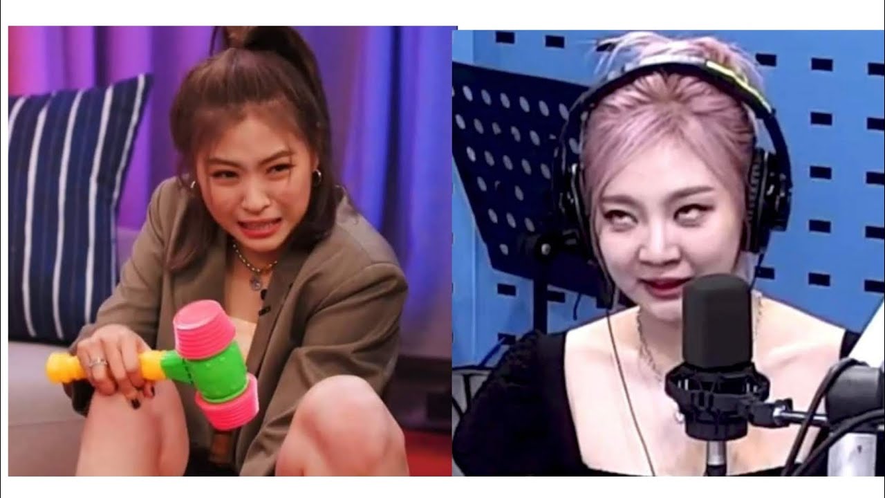 Kpop memes because Yuna forgot to put her sneakers on