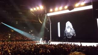 Adele All I Ask PA sound failure Birmingham 2nd April - crowd singalong Net Worth