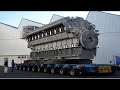 Increible Fabricacion Motor DIESEL Mas Grande del Mundo, Instalacion Mecanica Motor Gigante