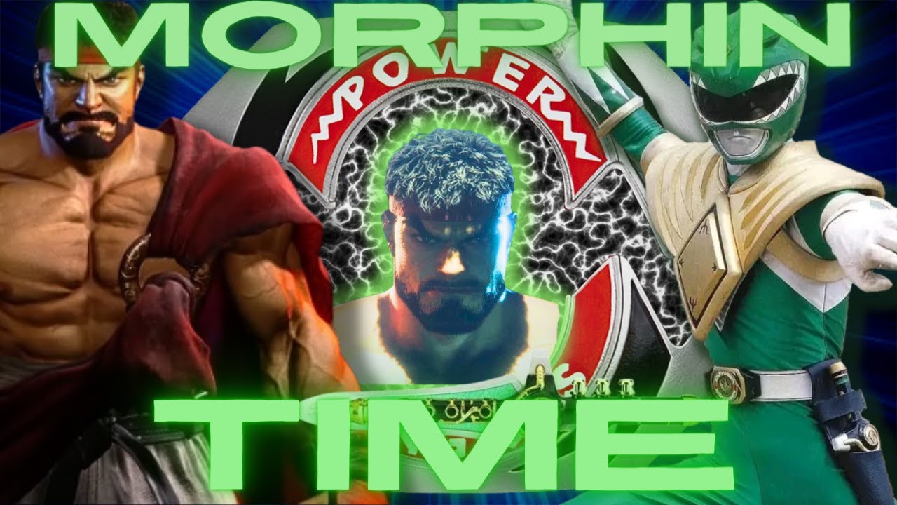 Street Fighter 6 Its Morphin Time (Ryu as Green Ranger Match ...